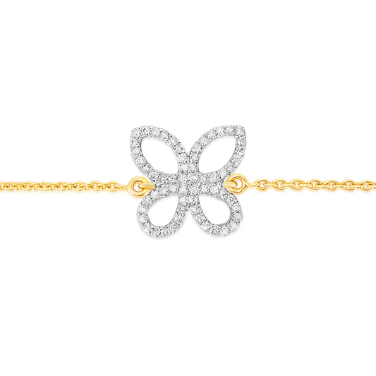 FLUTTERIA DIAMOND CHAIN BRACELET - Ayka Diamonds - LAB GROWN DIAMOND JEWELLERY