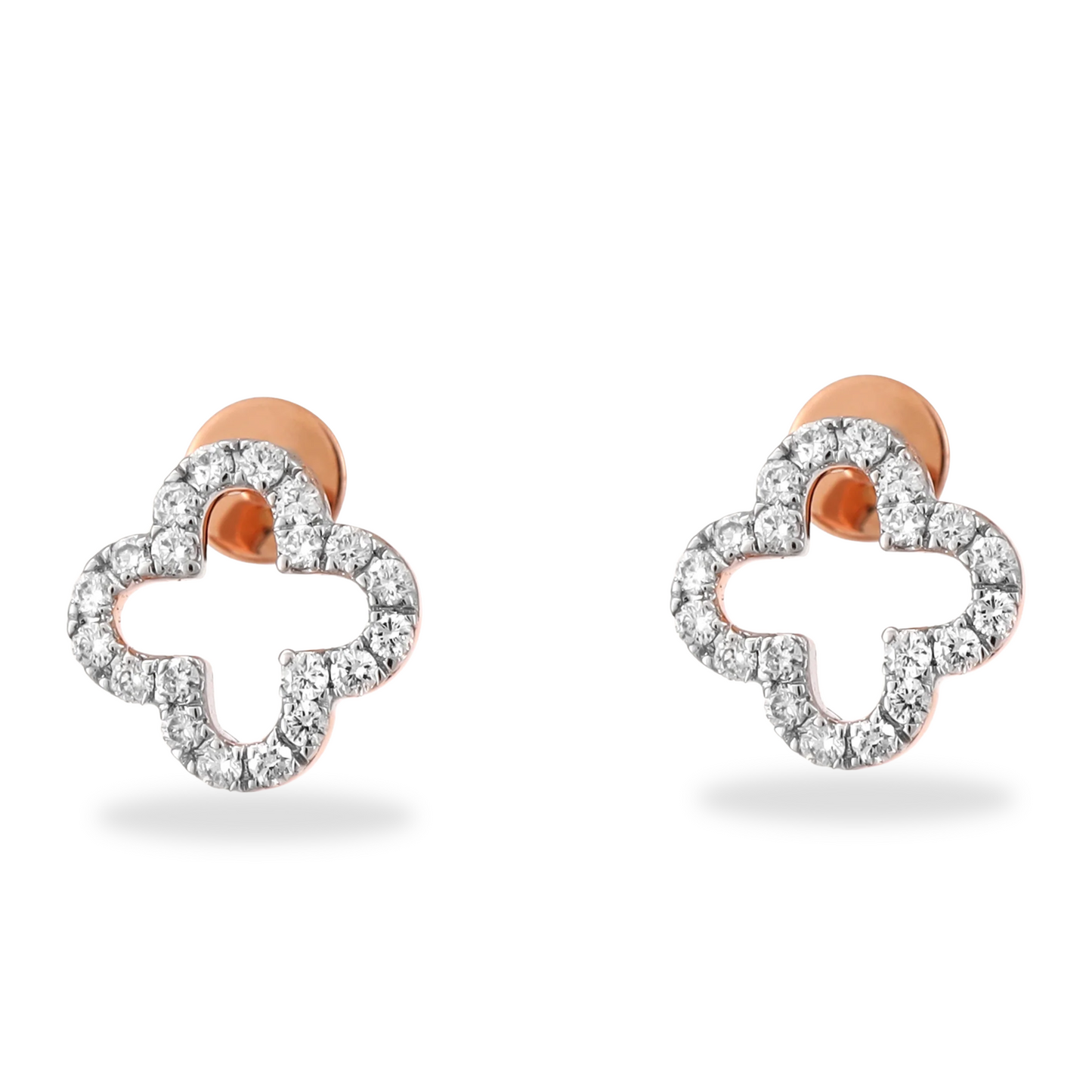 SHAMROCK DIAMOND EARRINGS - Ayka Diamonds - LAB GROWN DIAMOND JEWELLERY