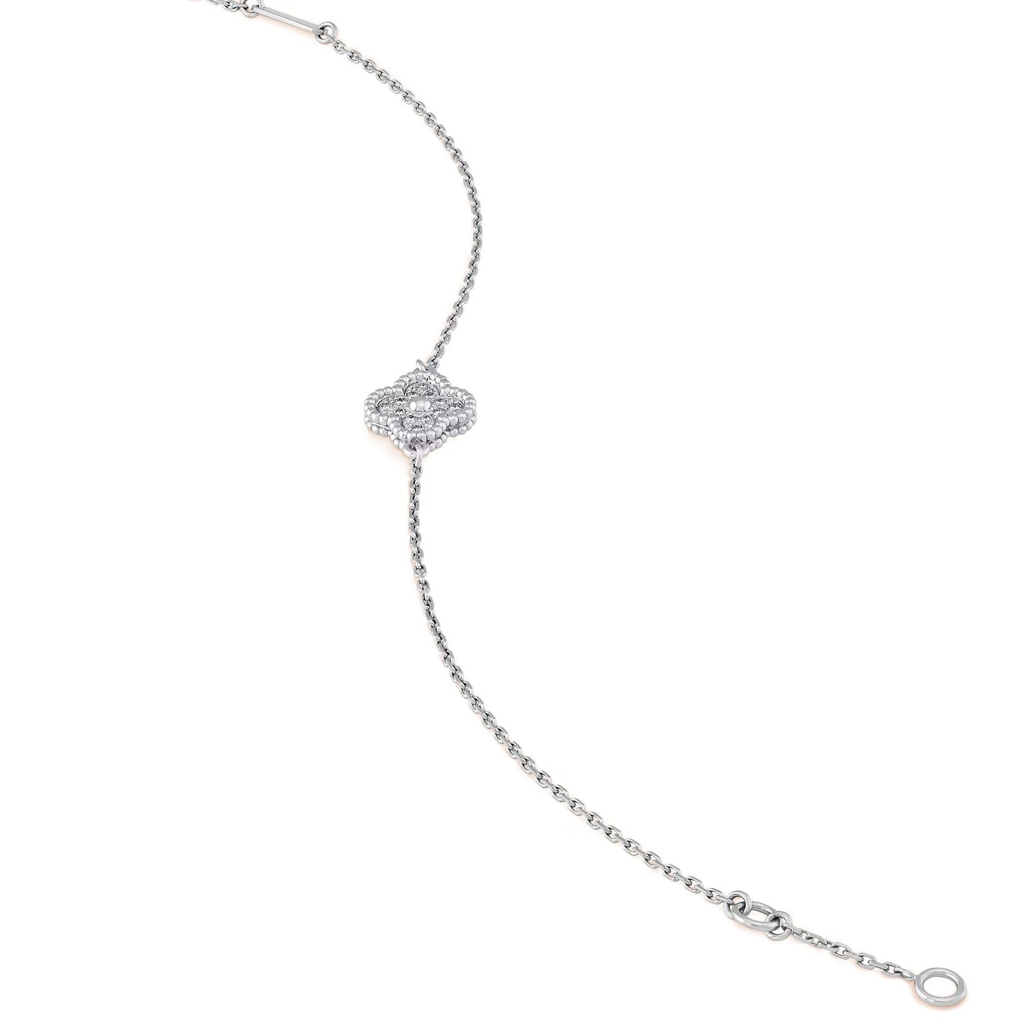 CLOVER DIAMOND CHAIN BRACELET - Ayka Diamonds - LAB GROWN DIAMOND JEWELLERY