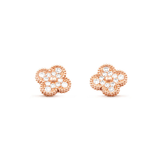 CLOVER DIAMOND EARRINGS - Ayka Diamonds - LAB GROWN DIAMOND JEWELLERY